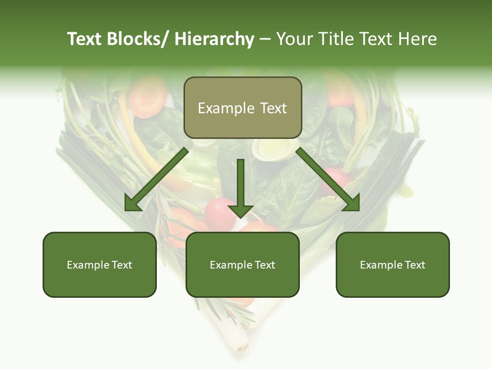 Lebensstil Salatherz Schlank PowerPoint Template