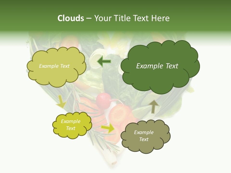 Lebensstil Salatherz Schlank PowerPoint Template