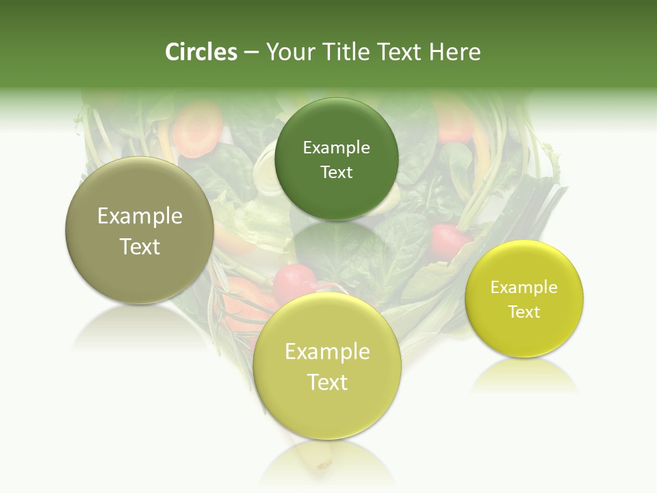 Lebensstil Salatherz Schlank PowerPoint Template