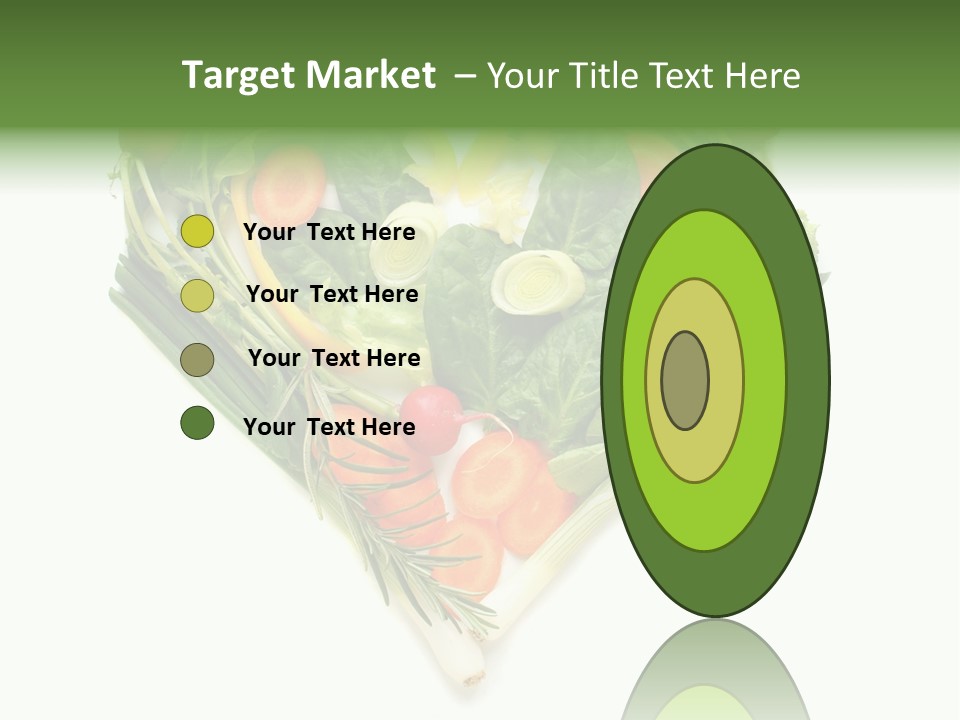 Lebensstil Salatherz Schlank PowerPoint Template