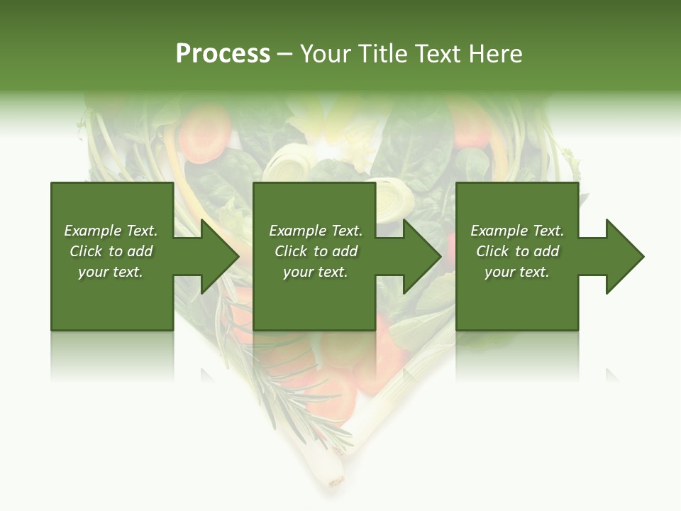 Lebensstil Salatherz Schlank PowerPoint Template