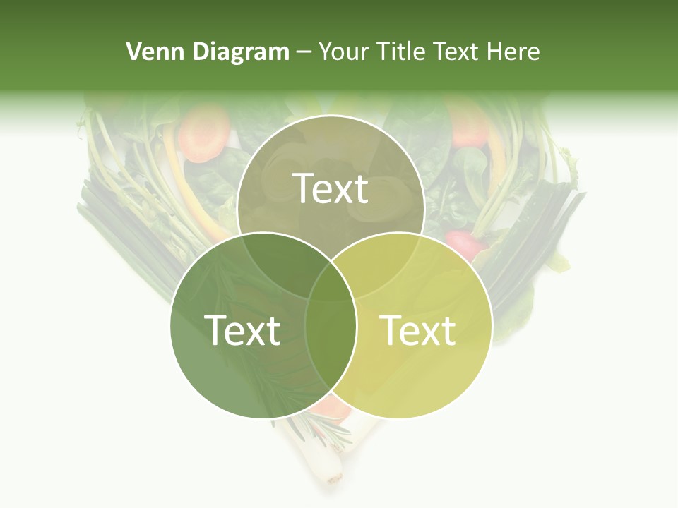 Lebensstil Salatherz Schlank PowerPoint Template