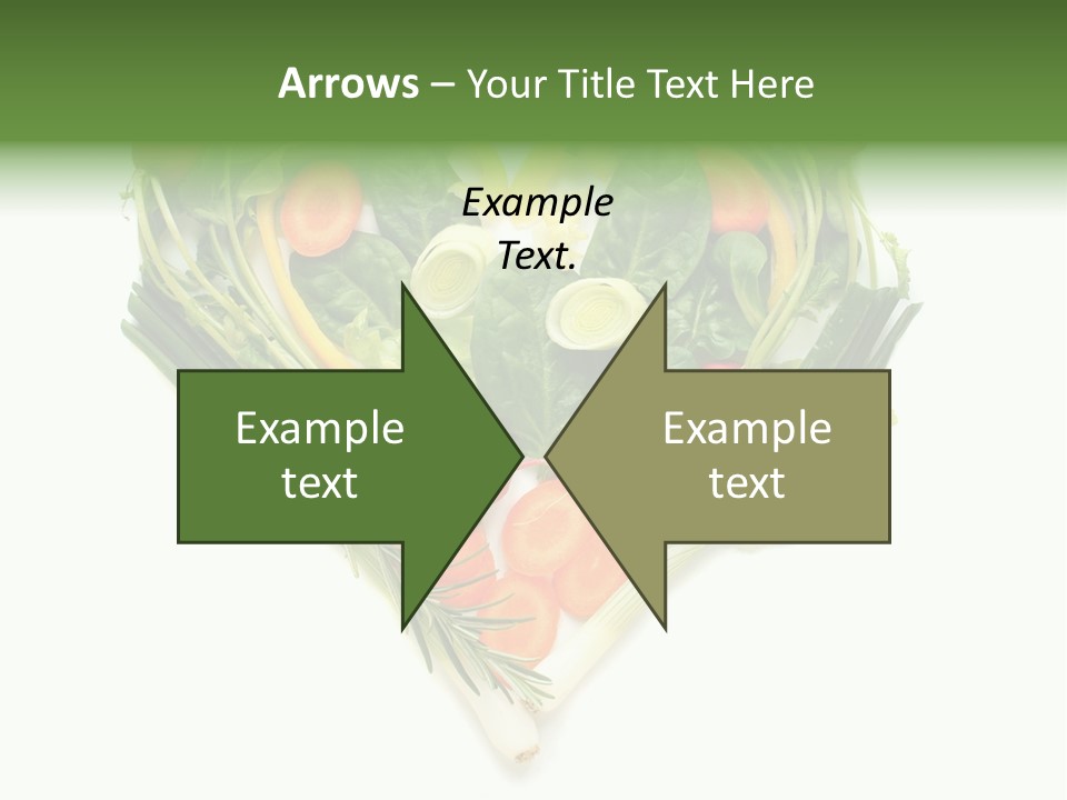 Lebensstil Salatherz Schlank PowerPoint Template