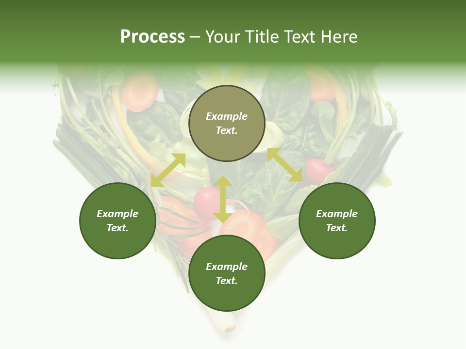 Lebensstil Salatherz Schlank PowerPoint Template