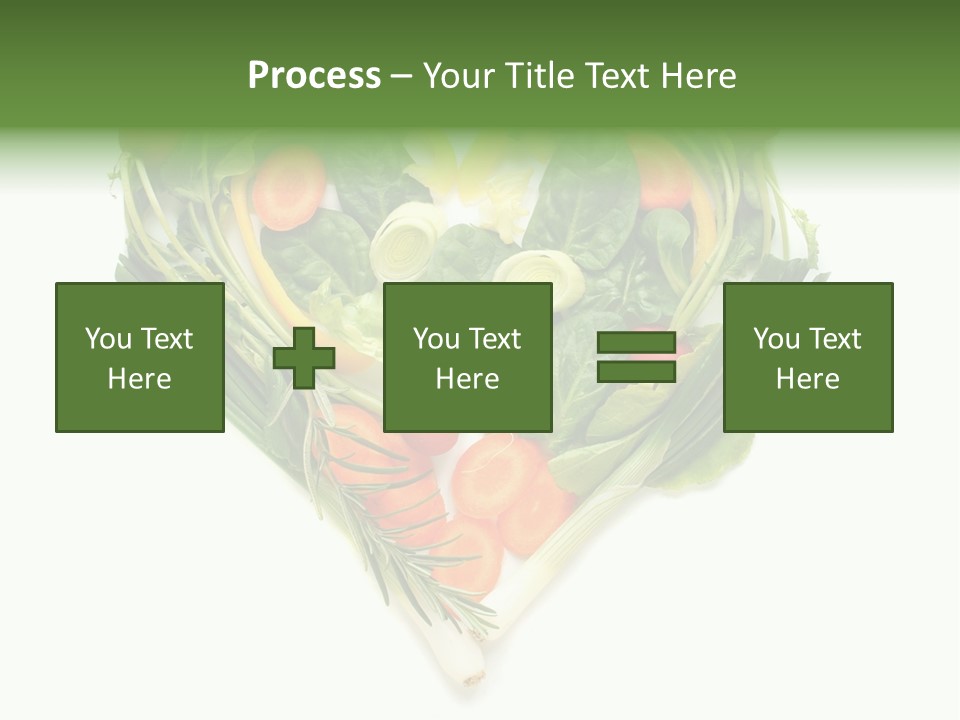 Lebensstil Salatherz Schlank PowerPoint Template