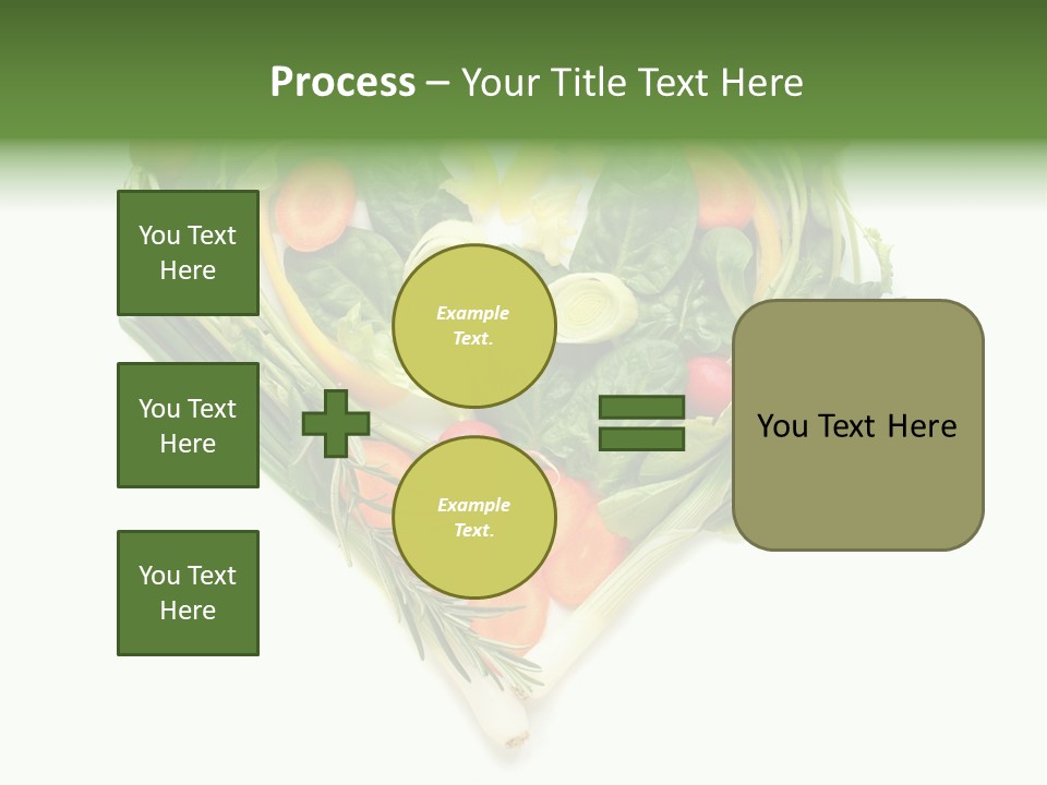 Lebensstil Salatherz Schlank PowerPoint Template