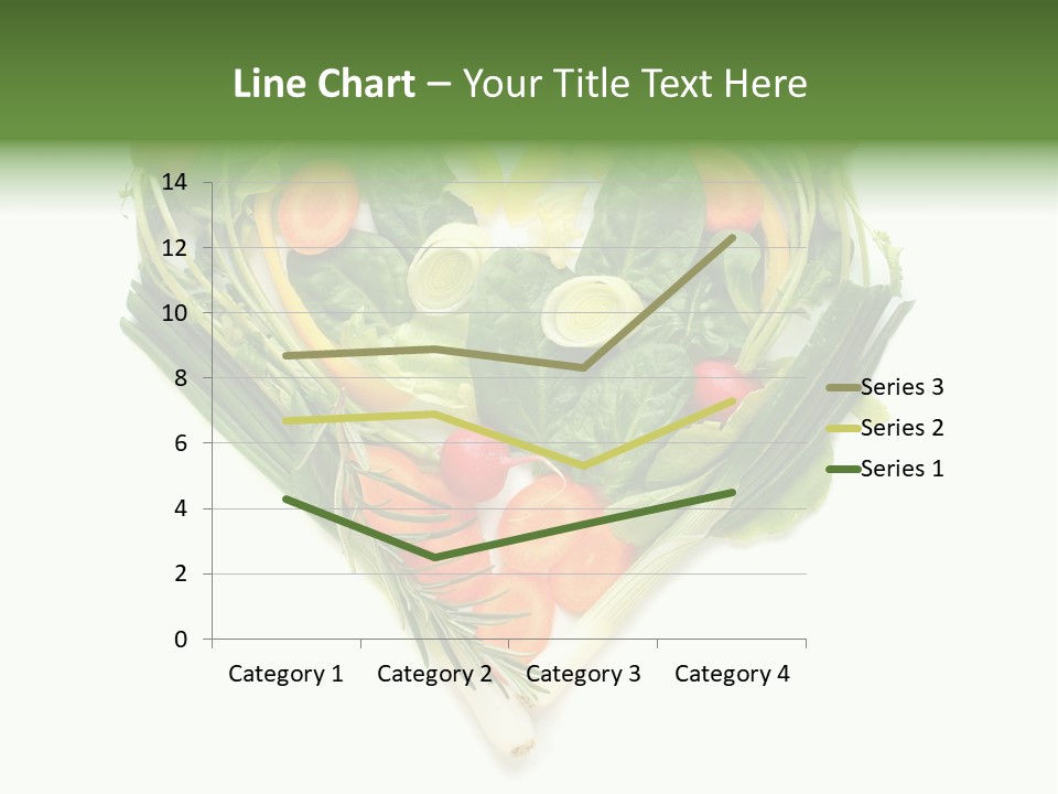 Lebensstil Salatherz Schlank PowerPoint Template