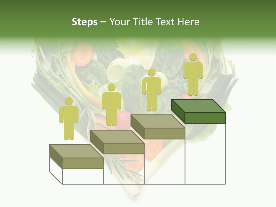 Lebensstil Salatherz Schlank PowerPoint Template