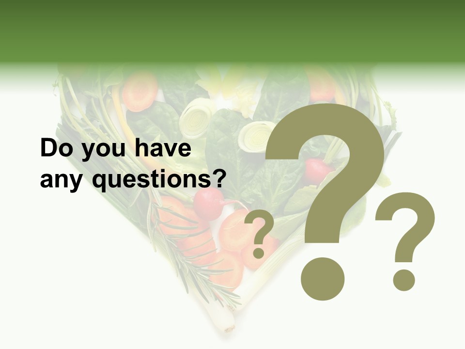 Lebensstil Salatherz Schlank PowerPoint Template