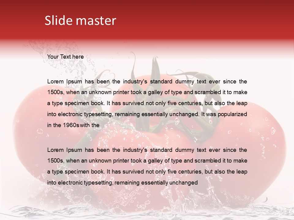 Fresco Purezza Bolla PowerPoint Template