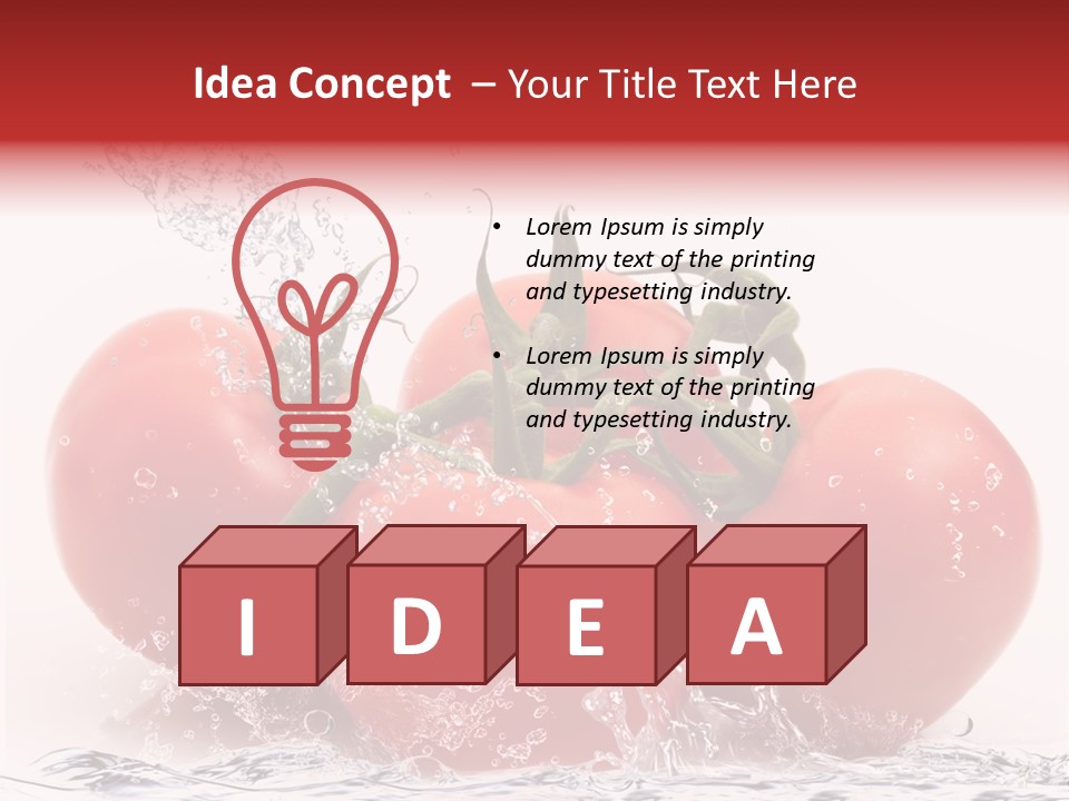 Fresco Purezza Bolla PowerPoint Template