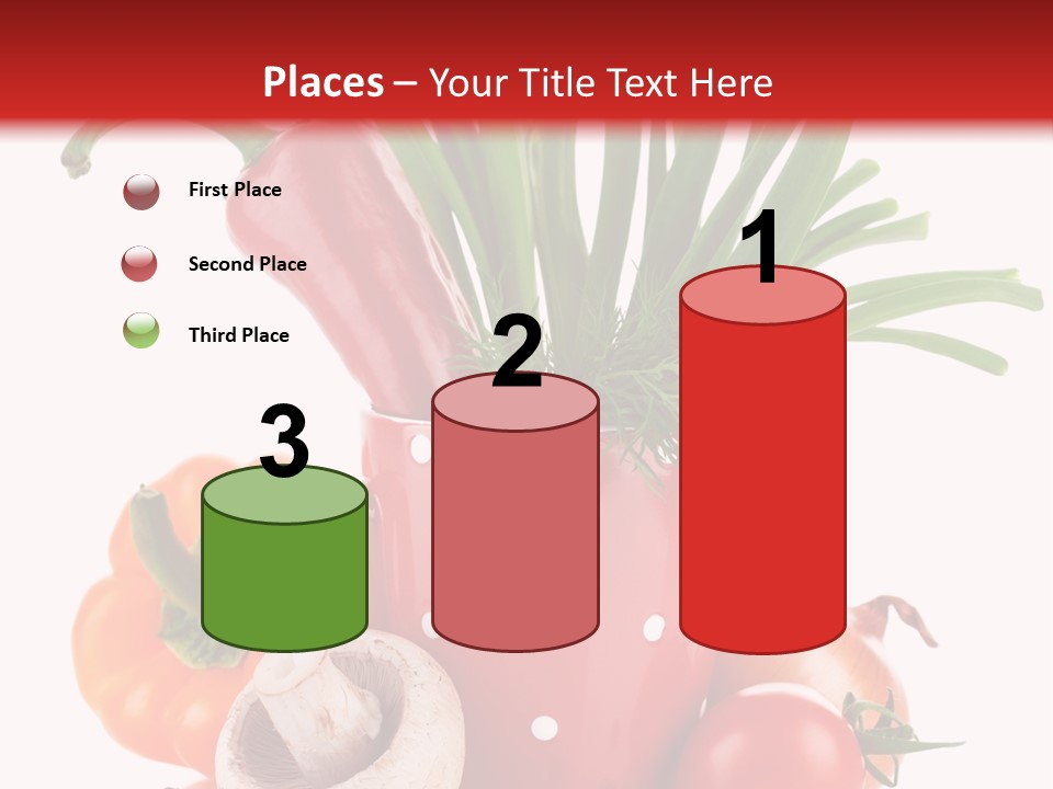 Capsicum Pod Group PowerPoint Template