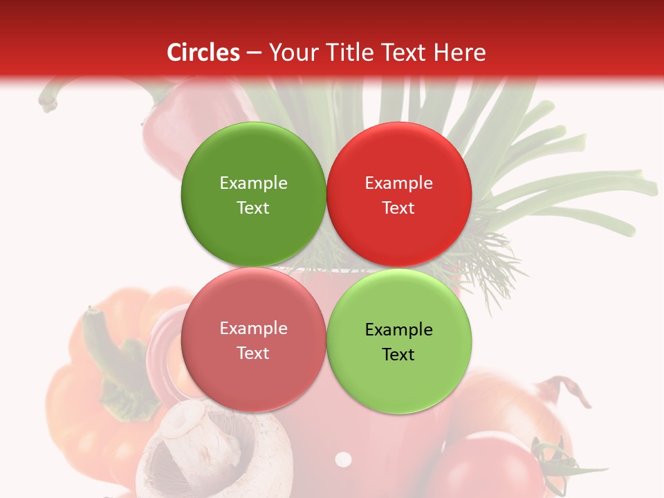 Capsicum Pod Group PowerPoint Template