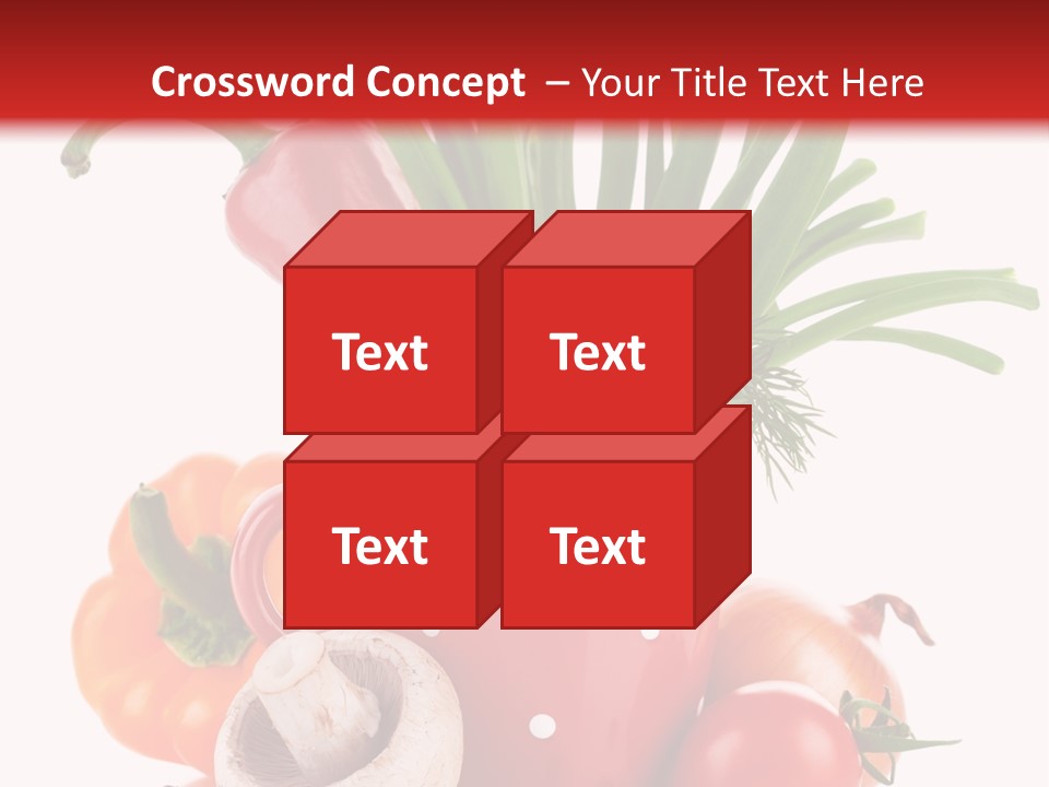 Capsicum Pod Group PowerPoint Template