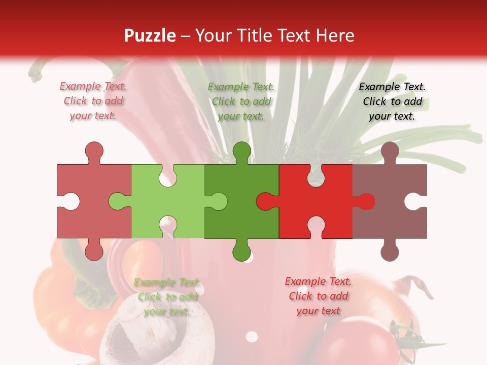 Capsicum Pod Group PowerPoint Template