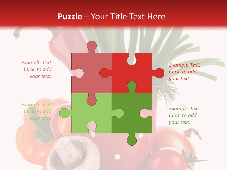 Capsicum Pod Group PowerPoint Template