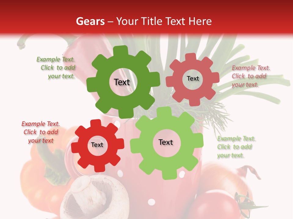 Capsicum Pod Group PowerPoint Template