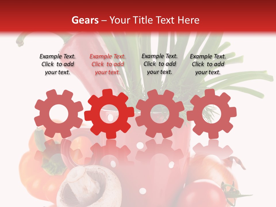 Capsicum Pod Group PowerPoint Template