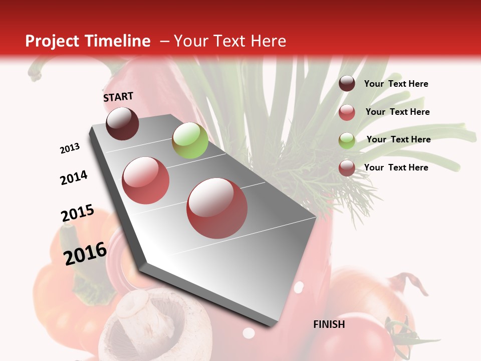 Capsicum Pod Group PowerPoint Template