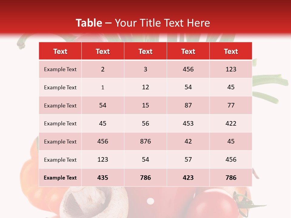 Capsicum Pod Group PowerPoint Template