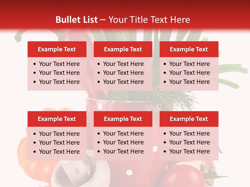 Capsicum Pod Group PowerPoint Template