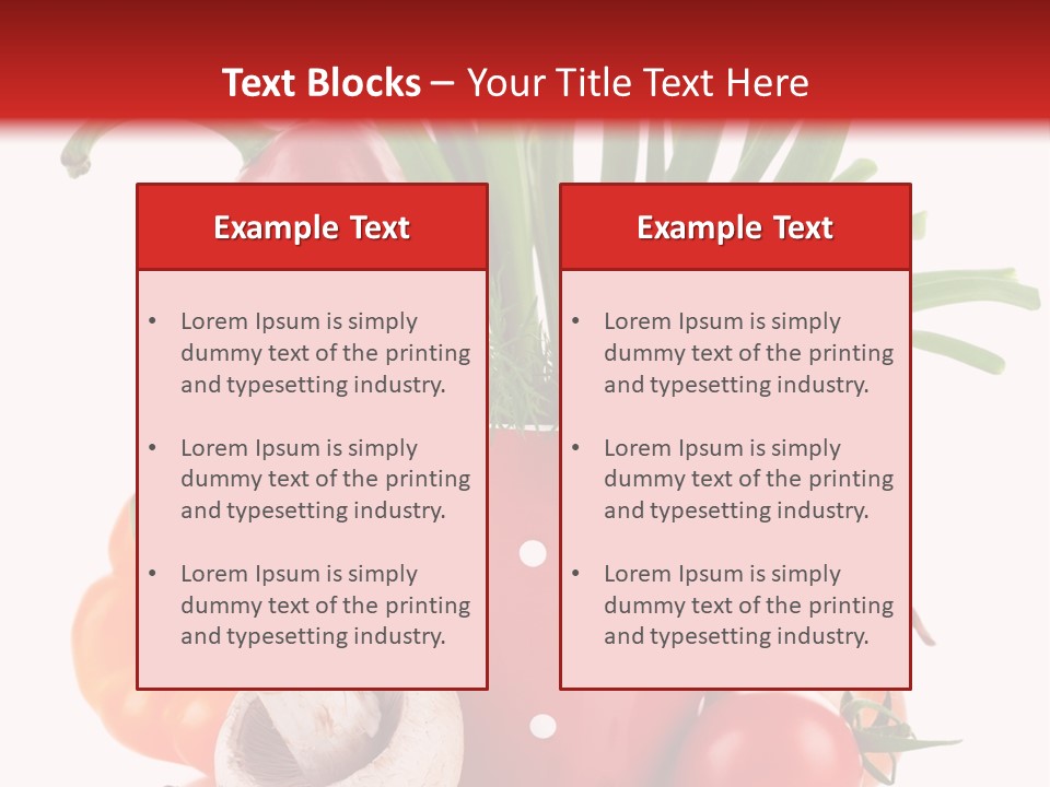 Capsicum Pod Group PowerPoint Template