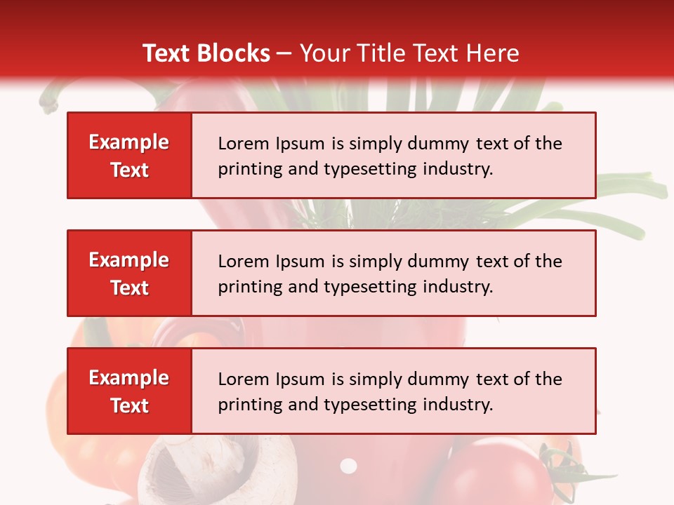 Capsicum Pod Group PowerPoint Template