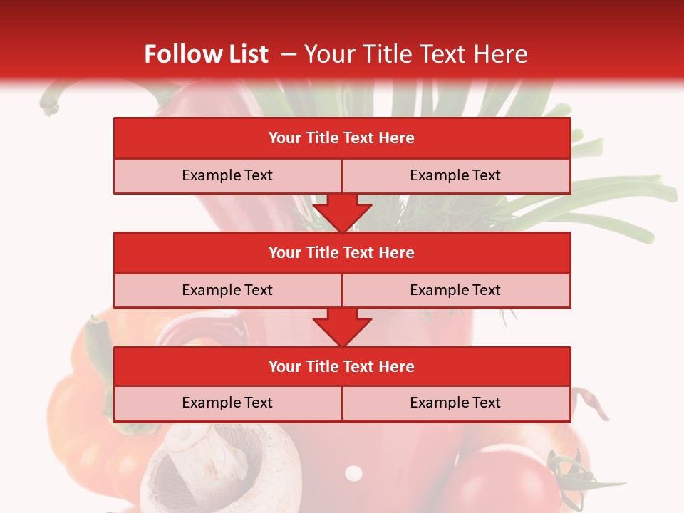 Capsicum Pod Group PowerPoint Template