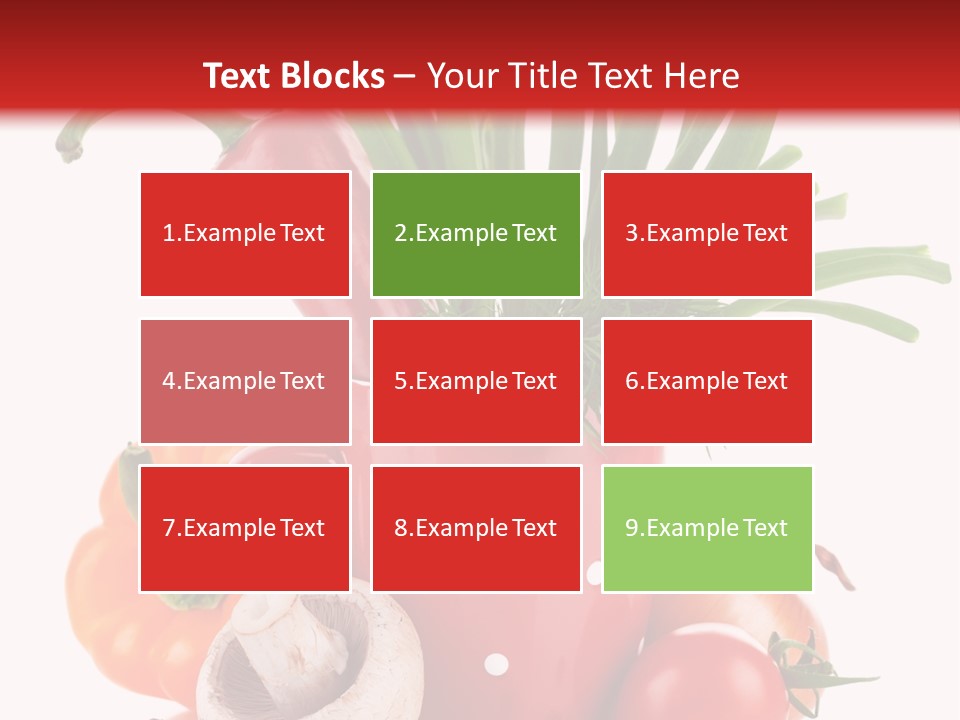 Capsicum Pod Group PowerPoint Template