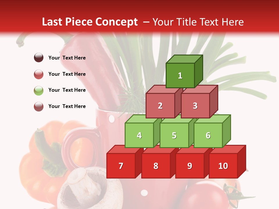 Capsicum Pod Group PowerPoint Template