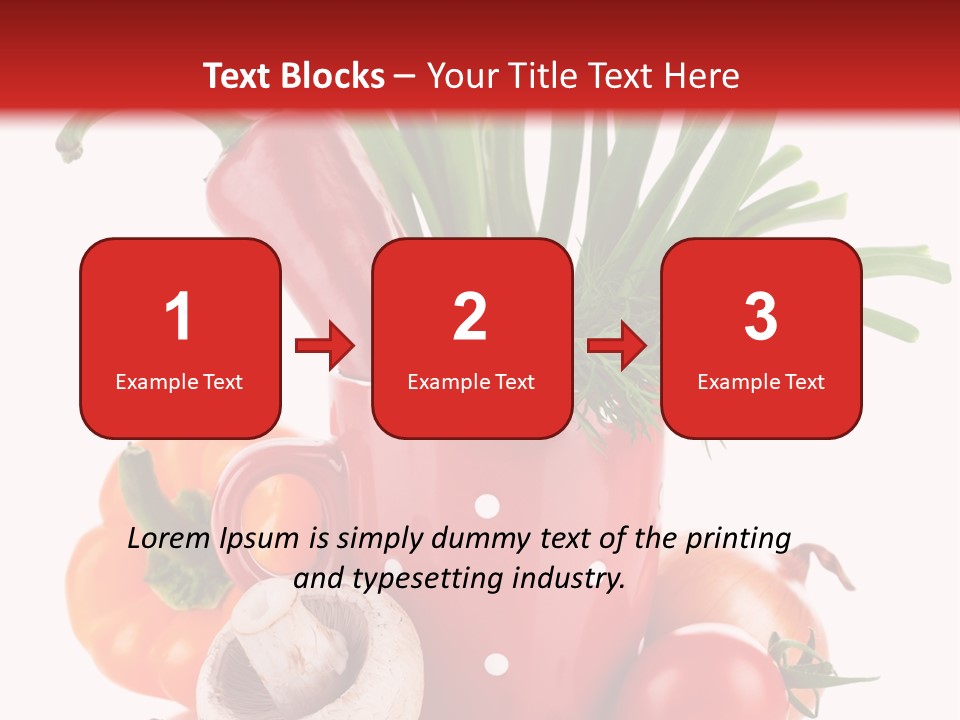 Capsicum Pod Group PowerPoint Template