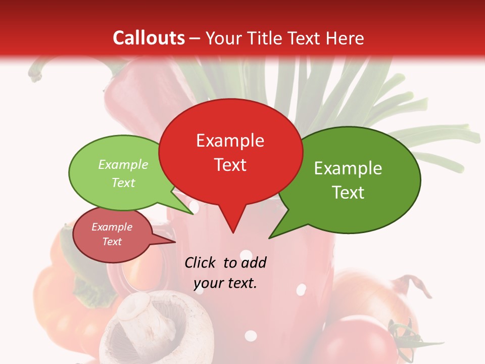 Capsicum Pod Group PowerPoint Template