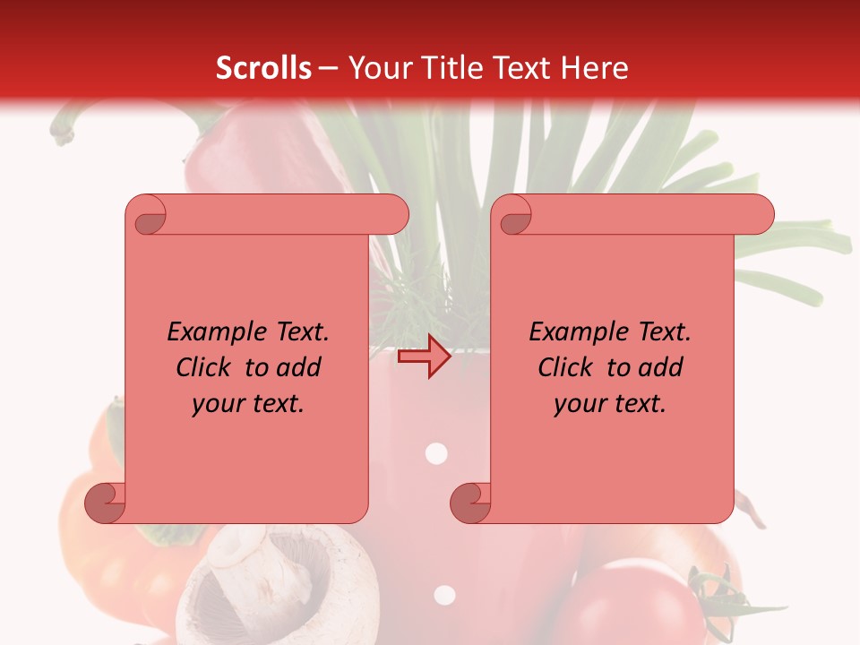 Capsicum Pod Group PowerPoint Template