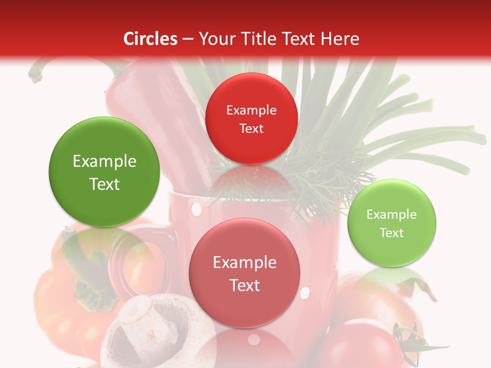 Capsicum Pod Group PowerPoint Template