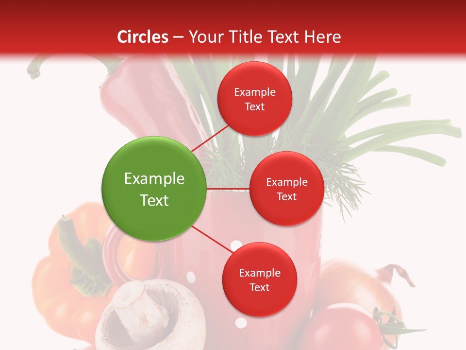 Capsicum Pod Group PowerPoint Template