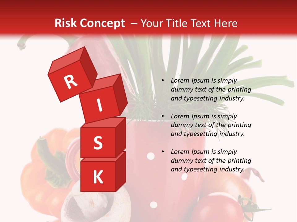 Capsicum Pod Group PowerPoint Template