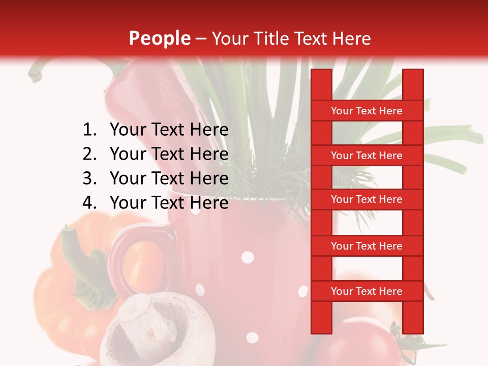 Capsicum Pod Group PowerPoint Template