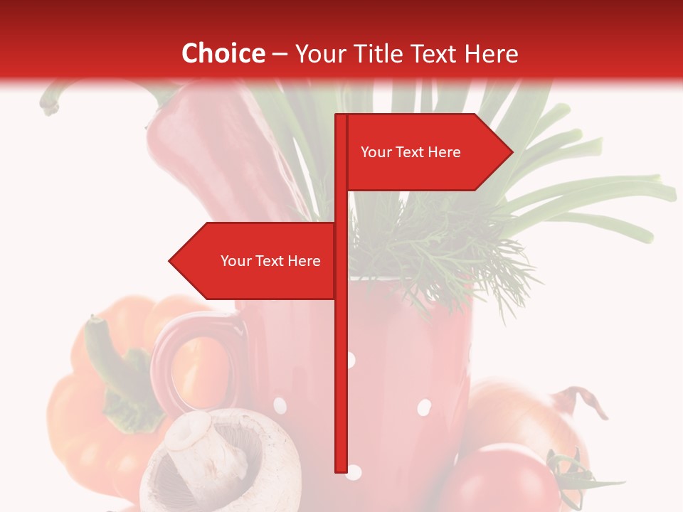 Capsicum Pod Group PowerPoint Template