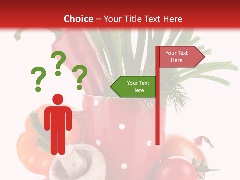 Capsicum Pod Group PowerPoint Template