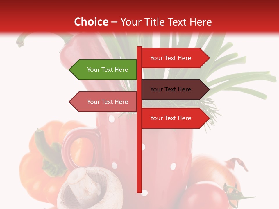 Capsicum Pod Group PowerPoint Template