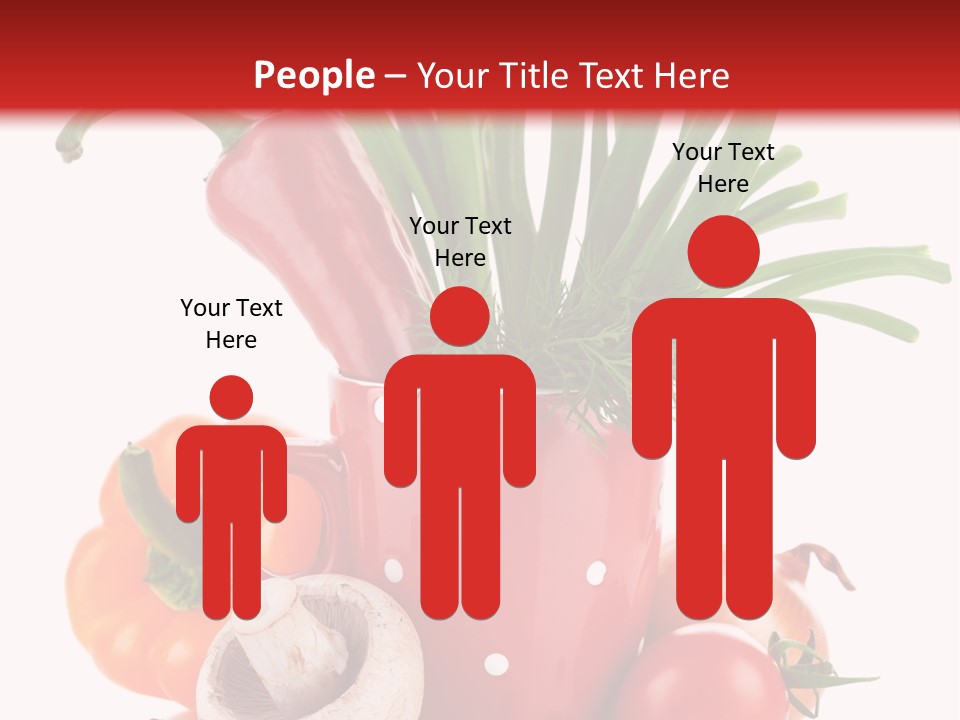 Capsicum Pod Group PowerPoint Template