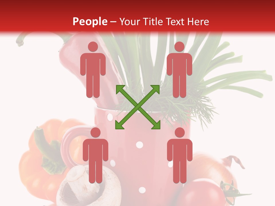 Capsicum Pod Group PowerPoint Template