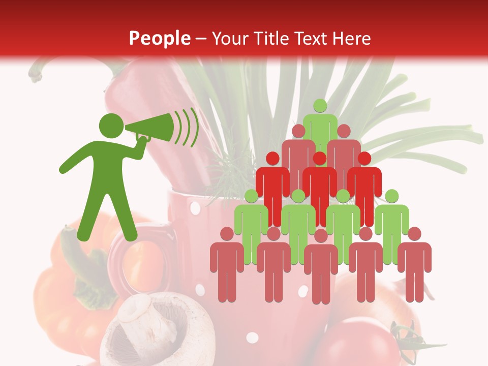 Capsicum Pod Group PowerPoint Template