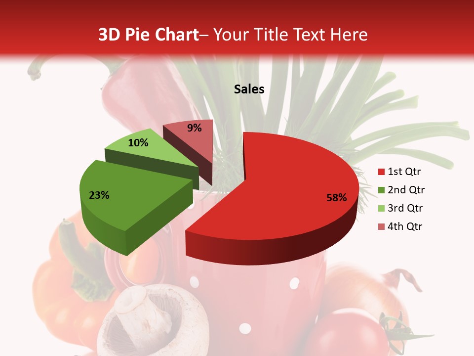 Capsicum Pod Group PowerPoint Template