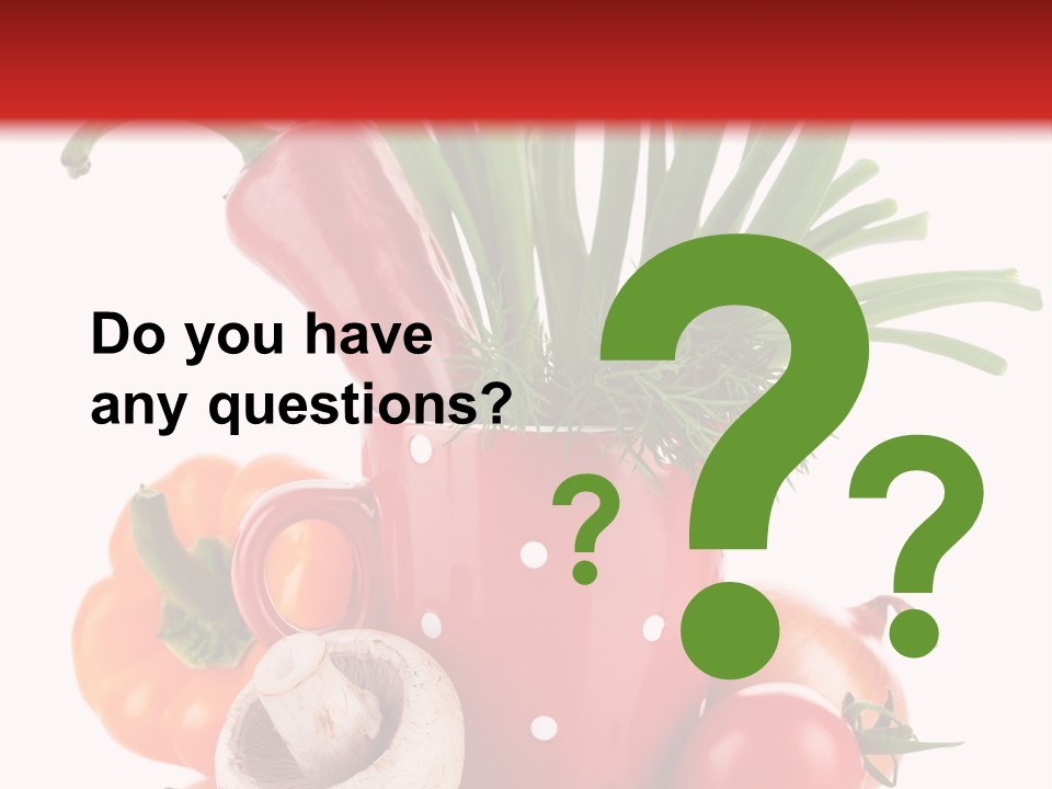 Capsicum Pod Group PowerPoint Template