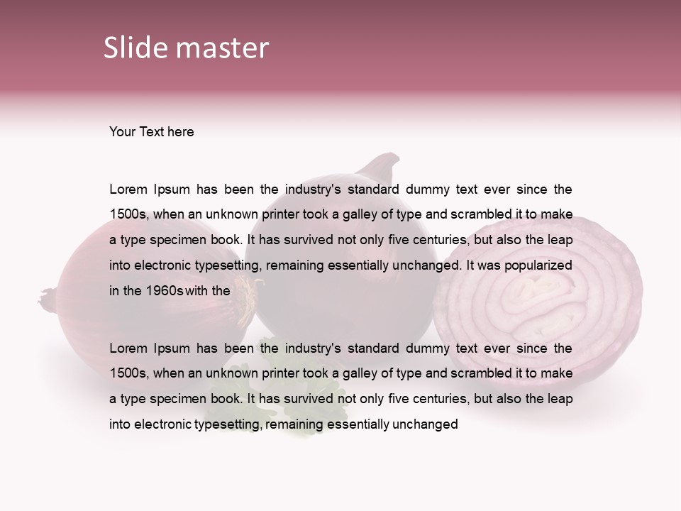 Peel Vegetarian Intact PowerPoint Template