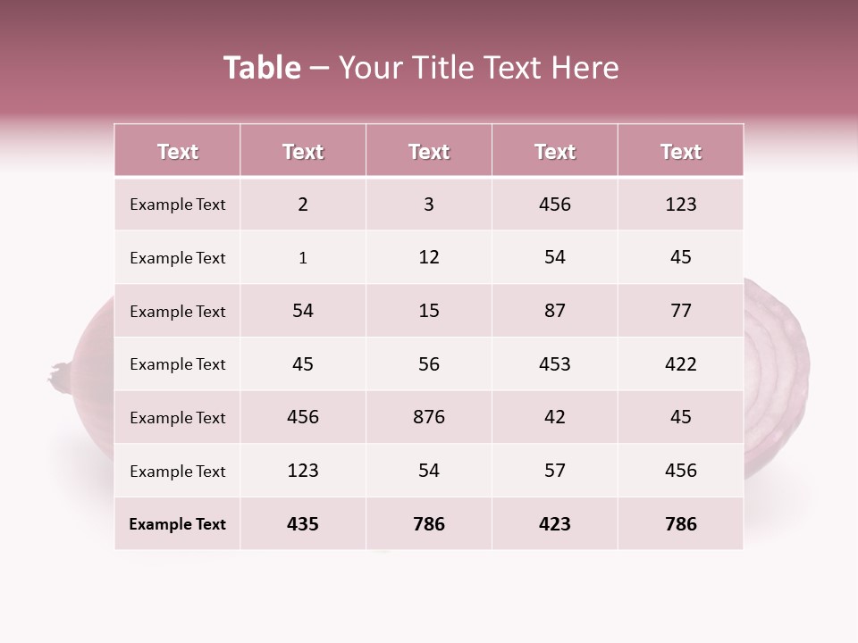 Peel Vegetarian Intact PowerPoint Template