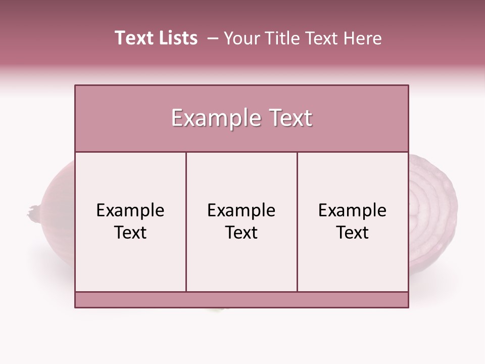 Peel Vegetarian Intact PowerPoint Template