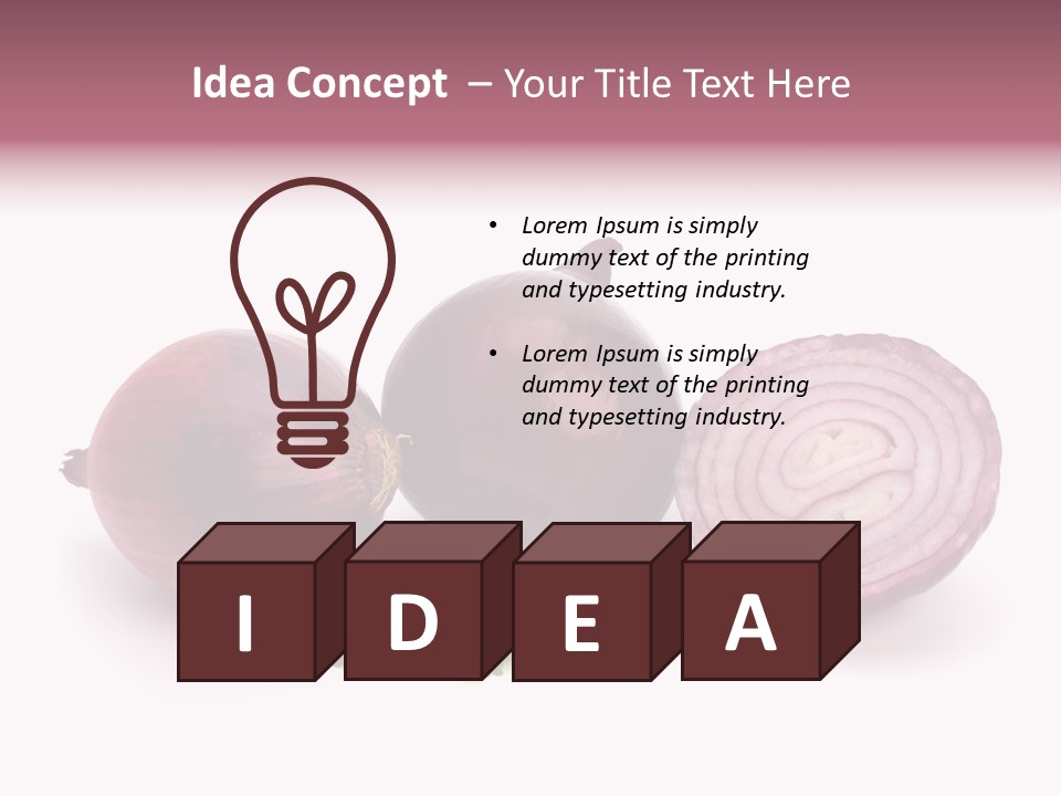 Peel Vegetarian Intact PowerPoint Template