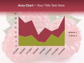 Raspberries Berry Vegetarian PowerPoint Template
